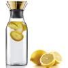 Carafe à eau 1 l, couvercle en laiton, verre, Eva Solo