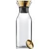 Carafe à eau 1 l, couvercle en laiton, verre, Eva Solo