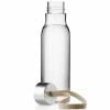 Bouteille d'eau 500 ml, sangle beige perle, plastique, Eva Solo