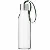 Bouteille d'eau 500 ml, bracelet vert émeraude, plastique, Eva Solo