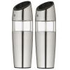 Set de moulins à sel et poivre électrique, set de 2, acier inoxydable, WMF