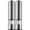 Set de moulins à sel et poivre électrique SILIT, set de 2, acier inoxydable, WMF