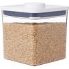 Bocal de rangement POP GOOD GRIPS 2,6 l, grand carré, plastique, OXO
