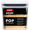 Bocal de rangement POP GOOD GRIPS 2,6 l, grand carré, plastique, OXO
