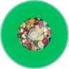Couvercle de fermeture GOOD GRIPS 28 cm, vert, silicone, OXO