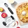 Coupe pomme GOOD GRIPS 18 cm, blanc, plastique, OXO