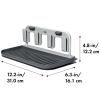 Egouttoir à vaisselle GOOD GRIPS 31 cm, gris, plastique, OXO
