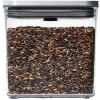 Bocal de rangement POP STEEL 1,6 l, rectangle, plastique, OXO