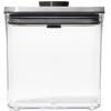 Bocal de rangement POP STEEL 1,6 l, rectangle, plastique, OXO