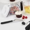 Spatule à glaçage GOOD GRIPS 22 cm, noir, acier inoxydable, OXO