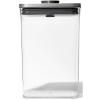Bocal de rangement POP STEEL 2,6 l, rectangle, plastique, OXO