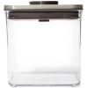 Bocal de rangement POP STEEL 2,6 l, grand carré, plastique, OXO