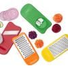 Set de râpes GOOD GRIPS, set de 4 pc, plastique, OXO