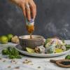 Bol 400 ml, set de 4, gris, céramique, Staub