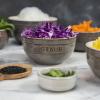 Bol 400 ml, set de 4, gris, céramique, Staub