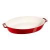 Plat à four 36 cm, rouge, céramique, Staub