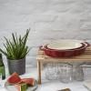 Plat à four 23 cm, rouge, céramique, Staub