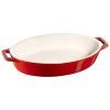 Plat à four 23 cm, rouge, céramique, Staub