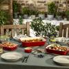 Plat à four, set de 3, rouge, céramique, Staub