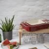 Plat à four, set de 3, rouge, céramique, Staub