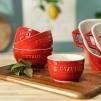 Ramequin 9 cm, set de 2, rouge, céramique, Staub