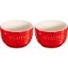Ramequin 9 cm, set de 2, rouge, céramique, Staub