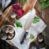 Couteaux de cuisine PREMIER PLUS avec support, set de 4, blanc, acier inoxydable, F.DICK
