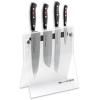 Couteaux de cuisine PREMIER PLUS avec support, set de 4, blanc, acier inoxydable, F.DICK