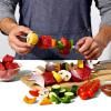 Brochettes GOOD GRIPS 34 cm, set de 6, argent, acier inoxydable, OXO