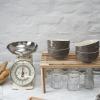 Bol 700 ml, set de 4, gris, céramique, Staub