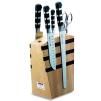 Couteaux de cuisine 1905 avec bloc magnétique, set de 5, acier inoxydable, F.DICK