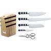 Couteaux de cuisine 1905 avec bloc magnétique, set de 5, acier inoxydable, F.DICK