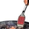 Brosse pour grille de barbecue avec grattoir GOOD GRIPS 51 cm, gris, acier inoxydable, OXO