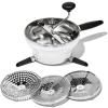 Moulin à légumes GOOD GRIPS 26 cm, argent, acier inoxydable, OXO
