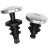 Bouchon à vin STEEL, set de 2, argent, acier inoxydable, OXO