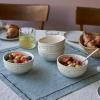Bol 400 ml, set de 4, ivoire, céramique, Staub