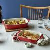Plat de cuisson four 27 x 19 cm, rouge, céramique, Staub