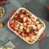 Plat de cuisson four 27 x 19 cm, rouge, céramique, Staub