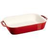Plat de cuisson four 27 x 19 cm, rouge, céramique, Staub