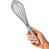 Fouet STEEL 29 cm, argent, acier inoxydable, OXO