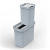 Poubelle GORECYCLE 30112 46 l, pour le tri des déchets, gris, Joseph Joseph