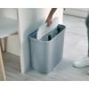 Poubelle GORECYCLE 30109 14 l, pour tri des déchets, gris, Joseph Joseph