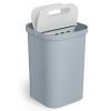 Poubelle GORECYCLE 30109 14 l, pour tri des déchets, gris, Joseph Joseph