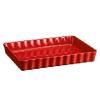 Plat de cuisson four 24 x 34 cm, rouge, céramique, Emile Henry