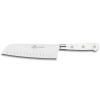 Couteau Santoku TOQUE 18 cm, rivets en acier inoxydable, blanc, Lion Sabatier