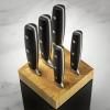 Bloc à couteau SEATTLE, avec les couteaux JANUS, set de 6, Lion Sabatier