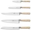 Bloc à couteau VERNEUIL, avec couteaux BROCELIANDE, set de 6, Lion Sabatier