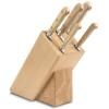 Bloc à couteau VERNEUIL, avec couteaux BROCELIANDE, set de 6, Lion Sabatier