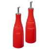 Bouteille d'huile 250 ml, set de 2 pc, rouge, céramique, Staub