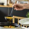 Louche 31 cm, marron, silicone, Staub